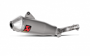 Akrapovic Slip-On Line Titanium Einddemper zonder E-keur Yamaha WR 450 F 2016 2018