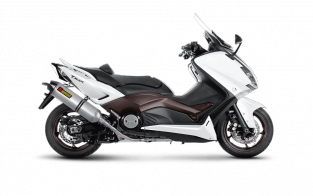 Akrapovic Racing Line Titanium Compleet Systeem zonder E-keur Yamaha TMAX 2008 2016