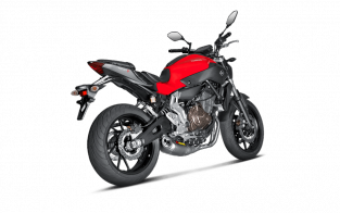 Akrapovic Racing Line Titanium Compleet Systeem met E-keur Yamaha MT-07/FZ-07 2014 2020