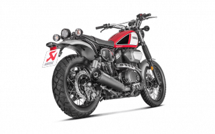 Akrapovic Slip-On Line RVS Einddemper met E-keur Yamaha SCR950 2017 2020