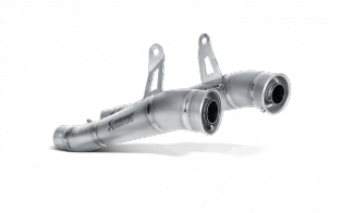 Akrapovic Slip-On Line Titanium Einddemper Set zonder E-keur Kawasaki Z1000 SX 2014 2020