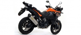 Arrow Maxi Race-Tech Aluminium met Carbon Endcap Einddemper met E-keur KTM Adventure 1090 2017 2018