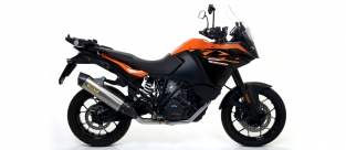 Arrow Maxi Race-Tech Aluminium met Carbon Endcap Einddemper met E-keur KTM Adventure 1090 2017 2018