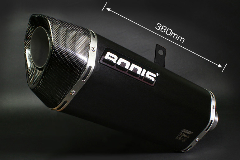 Bodis Penta-Tec RVS Black Einddemper Set (L+R) met E-keur incl. Kat. Kawasaki ZZR 1400 2012 2020