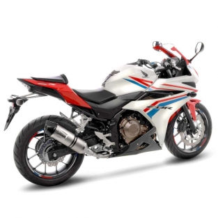 Leovince LV One Evo RVS Slip-on Einddemper met E-keur Honda CBR 500 R 2016 2017