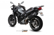 Mivv Speed Edge RVS Black Slip-on BMW F 800 R 2009 >