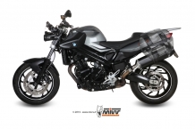 Mivv Speed Edge RVS Black Slip-on BMW F 800 R 2009 >