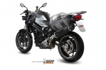 Mivv Speed Edge RVS Black Slip-on BMW F 800 R 2009 >