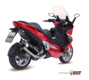 Mivv Urban RVS Compleet Systeem incl. Kat. Gilera Nexus 500 2004-2012