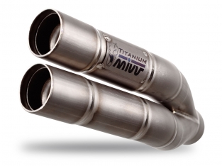Mivv Double Gun Full Titanium Slip-on Einddemper Suzuki Gladius 2009 > 2015