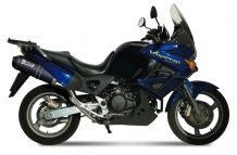 Mivv Oval Carbon Einddemper Set met E-keur Honda XL1000 Varadero 2003-2011