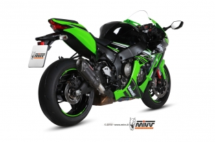 Mivv Suono Steel Black Slip-on Einddemper met E-keur Kawasaki ZX-10 R / RR 2016 > 2021