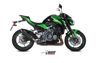 Mivv Suono Steel Black Slip-on Einddemper met E-keur Kawasaki Z900 2017 > 2019