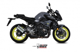 Mivv Suono RVS Slip-on Einddemper met E-keur Yamaha MT-10 2016 > 2020