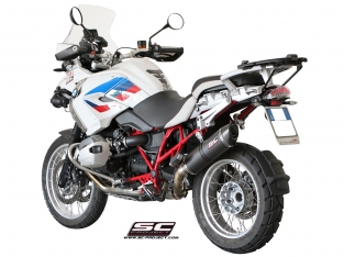 SC Project SC1 Oval Matt Carbon Slip-on BMW R1200GS 2010 2012