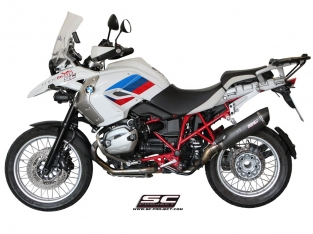 SC Project SC1 Oval Matt Carbon Slip-on BMW R1200GS 2010 2012
