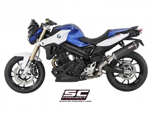 SC Project Oval Matt Carbon Slip-on Einddemper met E-keur Euro3 BMW F800R 2015 2019