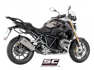 SC Project SC1-R Titanium Slip-on Einddemper met Euro4 Keuring BMW R1200R 2017 > 2018