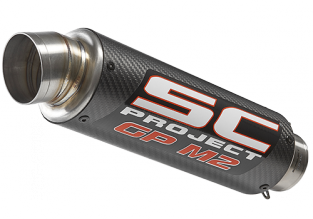SC Project GP M2 Carbon Slip-on Set Kawasaki Z1000 / SX 2010 2013