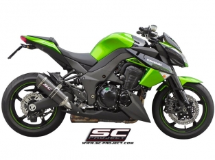 SC Project Oval Carbon Slip-on Set Kawasaki Z1000 / SX 2010 2013