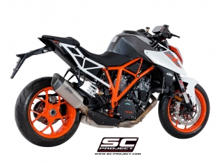 SC Project SC1-R Titanium Slip-on Einddemper met Euro4 Keuring KTM 1290 Super Duke R 2017 > 2019