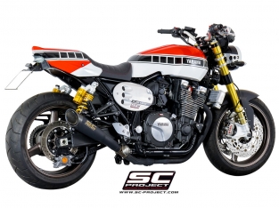 SC Project S1 RVS Black Slip-on Yamaha XJR1300 / Racer 2015 2017