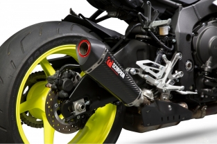 Scorpion Exhaust Serket Taper Carbon Slip-on Einddemper met E-keur Yamaha MT10 2016 2020
