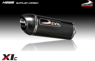 Devil Carbon X-1 Slip-on Set DUCATI MONSTER 600 94>02
