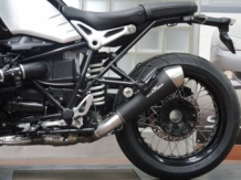 AC Schnitzer Stealth LE RVS Black Slip-on Einddemper met E-keur BMW RNineT 2014 2016
