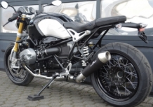 AC Schnitzer Stealth LE RVS Black Slip-on Einddemper met E-keur BMW RNineT 2014 2016