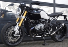 AC Schnitzer Stealth LE RVS Black Slip-on Einddemper met E-keur BMW RNineT 2014 2016