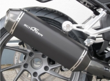 AC Schnitzer Stealth RVS Black Slip-on Einddemper met E-keur BMW R1200R 2015 2016