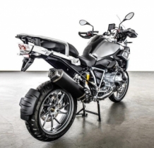 AC Schnitzer Stealth RVS Black Slip-on Einddemper met Euro4 Keuring BMW R1250GS 2019 2020