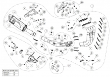 Akrapovic Racing Line Titanium Compleet Uitlaatsysteem zonder E-keur BMW S1000RR 2019 > 2021