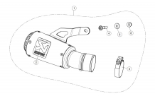 Akrapovic Slip-on Line Titanium zonder E-Keur BMW S1000RR 2019 2020