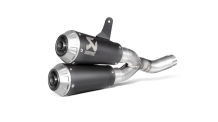 Akrapovic Slip-on Line Titanium Black zonder E-keur Ducati Monster 797 2017 2020