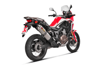 Akrapovic Slip-on Line Titanium Einddemper zonder E-keur Honda CRF1000L Africa Twin 2016 2019