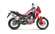 Akrapovic Slip-on Line Titanium Einddemper zonder E-keur Honda CRF1000L Africa Twin 2016 2019