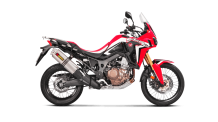 Akrapovic Slip-on Line Titanium met Euro4 Keuring Honda CRF1000L Africa Twin 2018 2019