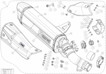 Akrapovic Slip-on Line Titanium Einddemper met E-keur Honda CRF1100L Africa Twin 2020 > 2021