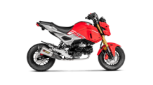 Akrapovic Racing Line Titanium Compleet Uitlaatsysteem zonder E-keur Honda MSX125 / GROM 2016 2020