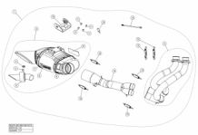 Akrapovic Racing Line Titanium Compleet Uitlaatsysteem zonder E-keur Kawasaki Z650 2017 > 2021