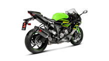 Akrapovic Slip-on Line Carbon Einddemper met E-keur Kawasaki ZX6-R / 636 2009 2020