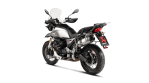Akrapovic Slip-on Line Titanium Einddemper met Euro4 Keuring Moto Guzzi V85TT 2019 2020