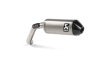 Akrapovic Slip-on Line Titanium Einddemper met Euro4 Keuring Moto Guzzi V85TT 2019 2020
