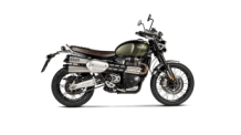 Akrapovic Slip-on Line Titanium Einddemper Set met Euro4 Keuring Triumph Scrambler 1200 2019 2020