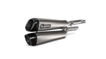 Akrapovic Slip-on Line Titanium Einddemper Set met Euro4 Keuring Triumph Scrambler 1200 2019 2020
