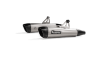 Akrapovic Slip-on Line Titanium Einddemper Set met Euro4 Keuring Triumph Bonneville T100 2017 2020