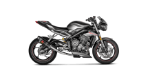 Akrapovic Slip-on Line Carbon Einddemper zonder E-keur Triumph Street Triple 765 2017 2019