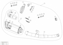 Akrapovic Slip-on Line Carbon Einddemper zonder E-keur Triumph Street Triple 765 S / R / RS 2020